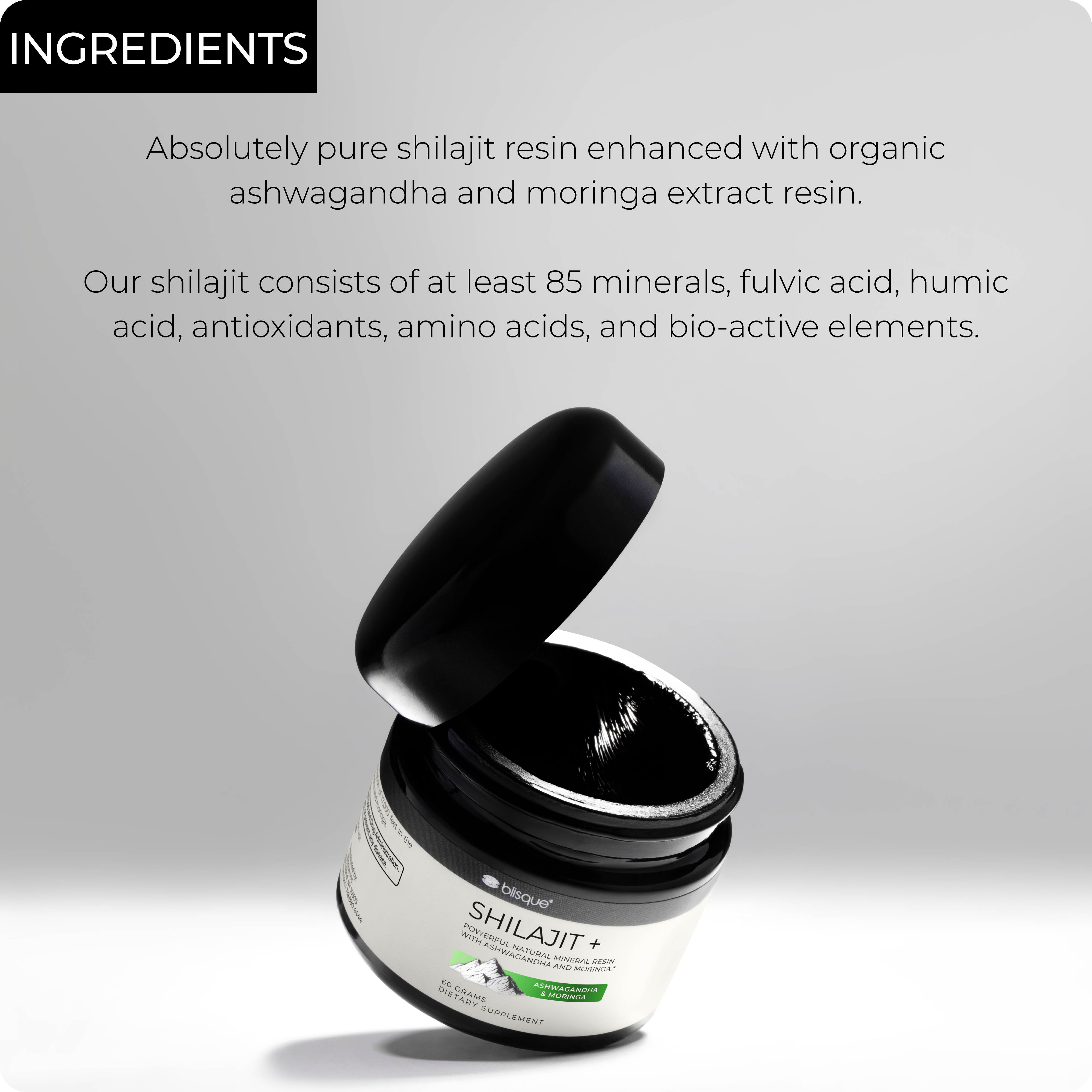 Shilajit ingredients