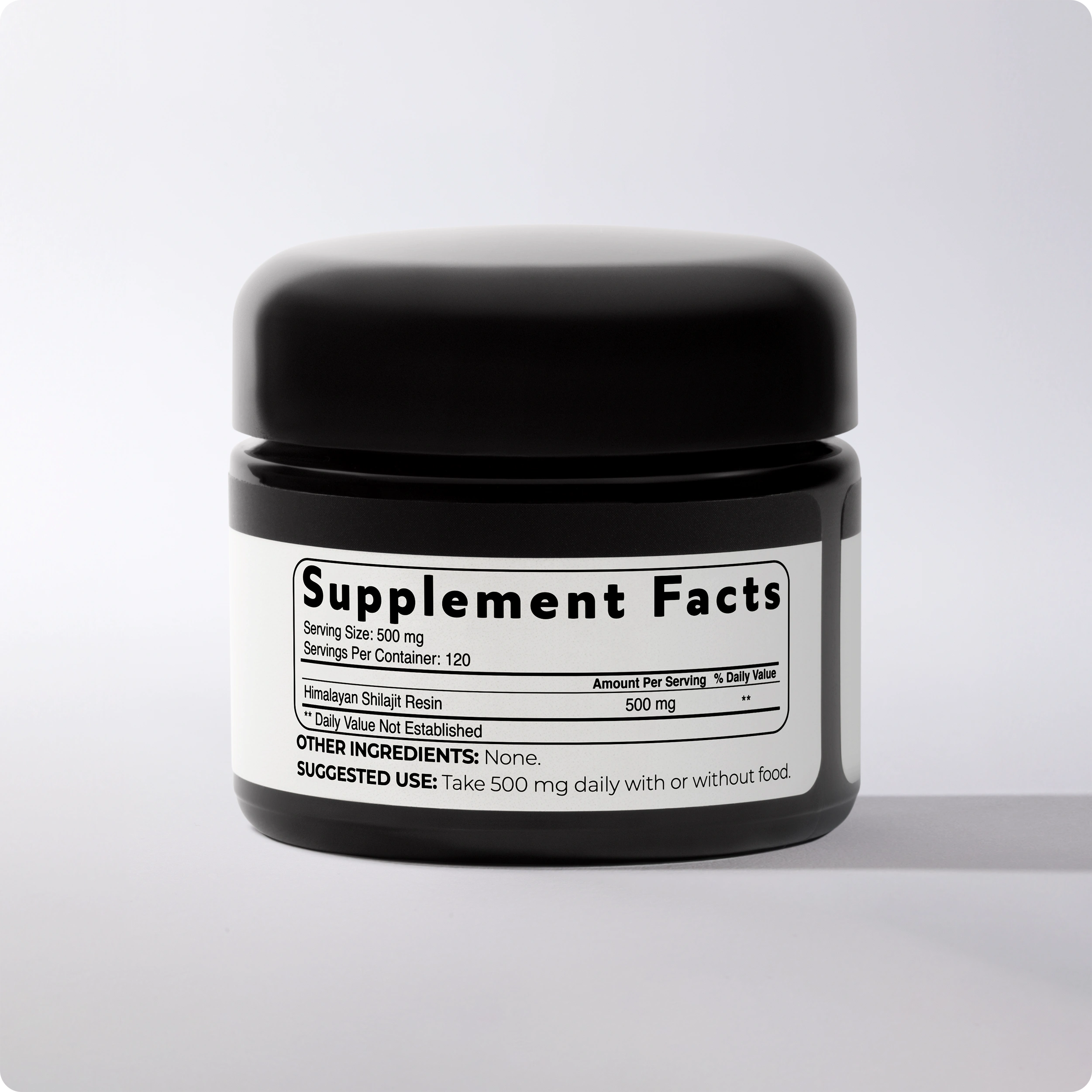shilajit supplement facts