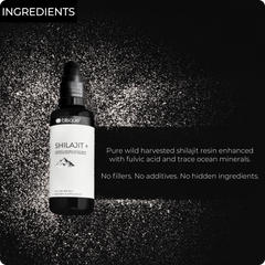 shilajit resin Ingredients