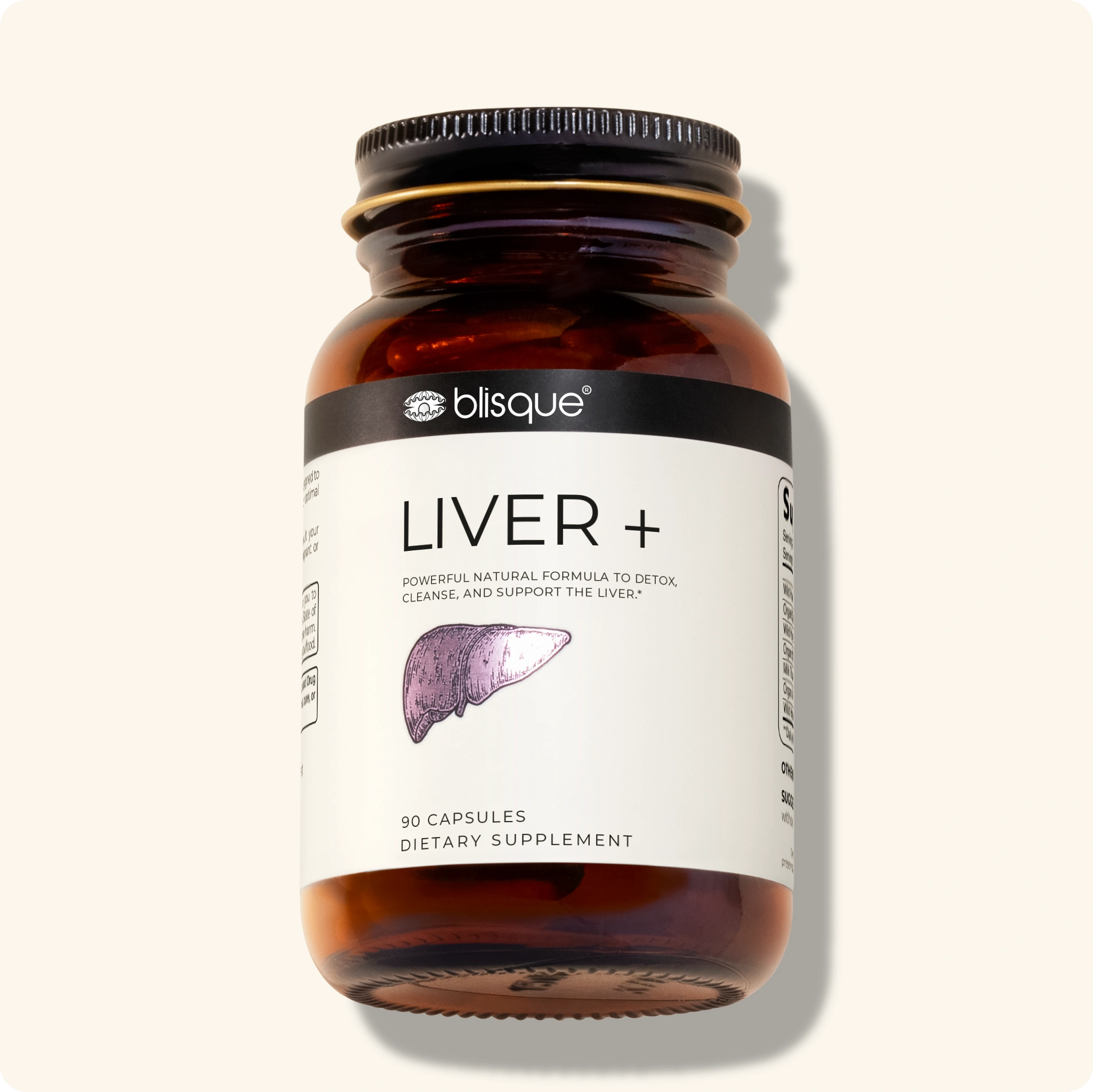 liver capsule bottle